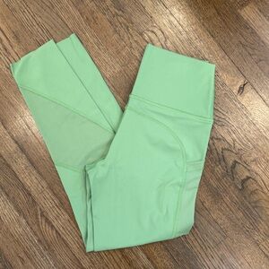 Aerie Goals Green Workout Leggings Medium Short